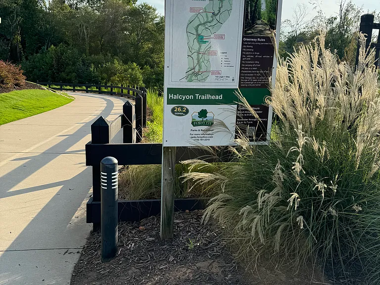 Access to Big Creek Greenway for walking/biking trails