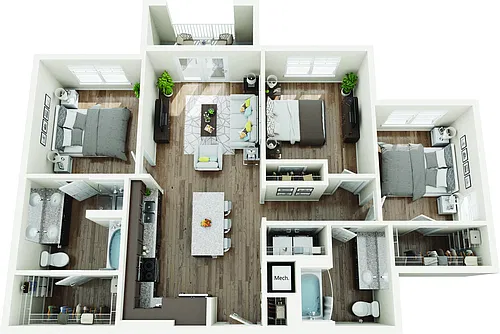 Floor plan C1