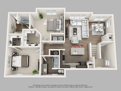 Floor plan Charleston Townhome