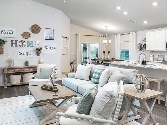 You will love the welcoming open living area, complete with your choice of features and finishes - P