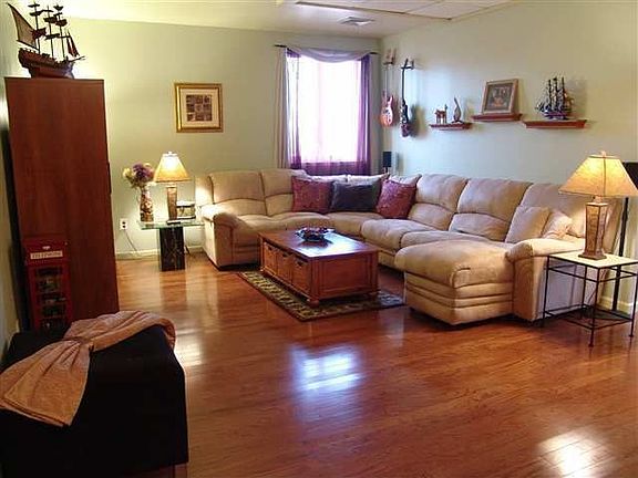 Living room with hardwood floors