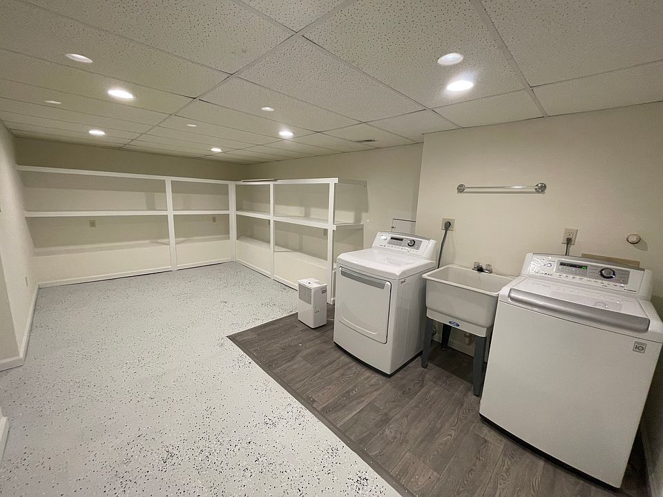 Part of the basement showing the storage / laundry area in