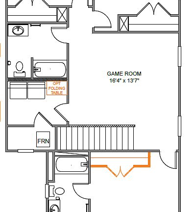 3 bedrooms, 2 full baths, TV/game room/bonus room, laundry r