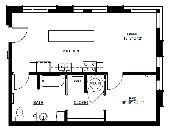 Floor plan Encaustic