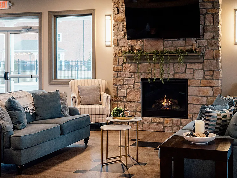 Clubhouse - Fireplace