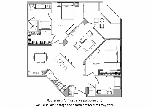 Floor plan K