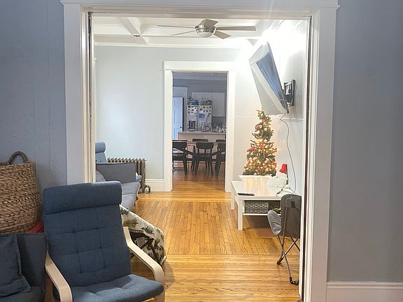 View: living room to kitchen