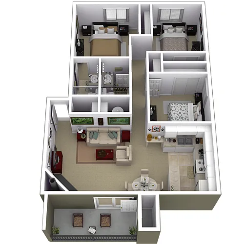 Floor plan Pueblo