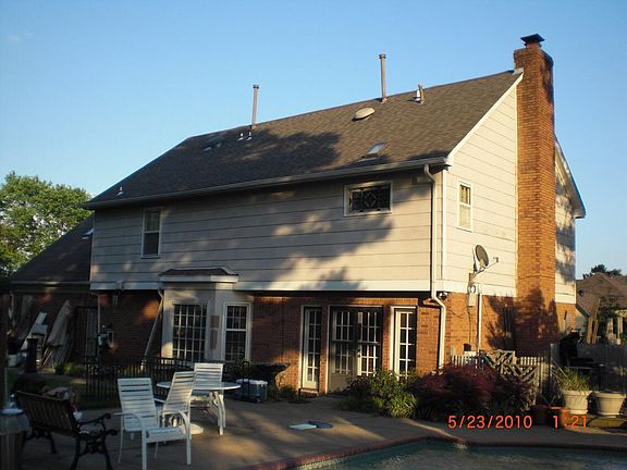 Rear view from pool area