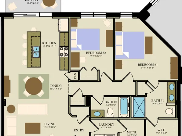 Suites 208, 308 Plan, 117 On The Boulevard