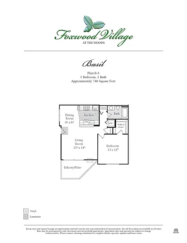 Floor plan Basil