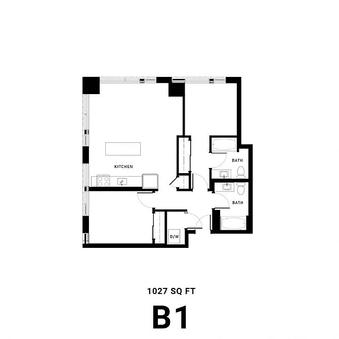 Floor plan B1