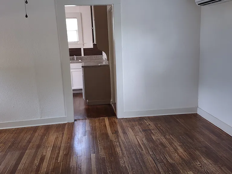 living room leading into kitchen