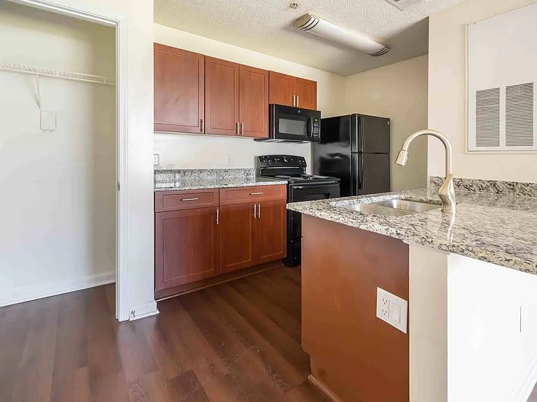 Kitchen with Granite Countertops