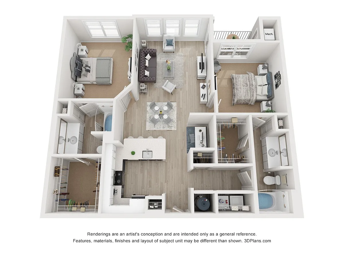 Floor plan B1AR