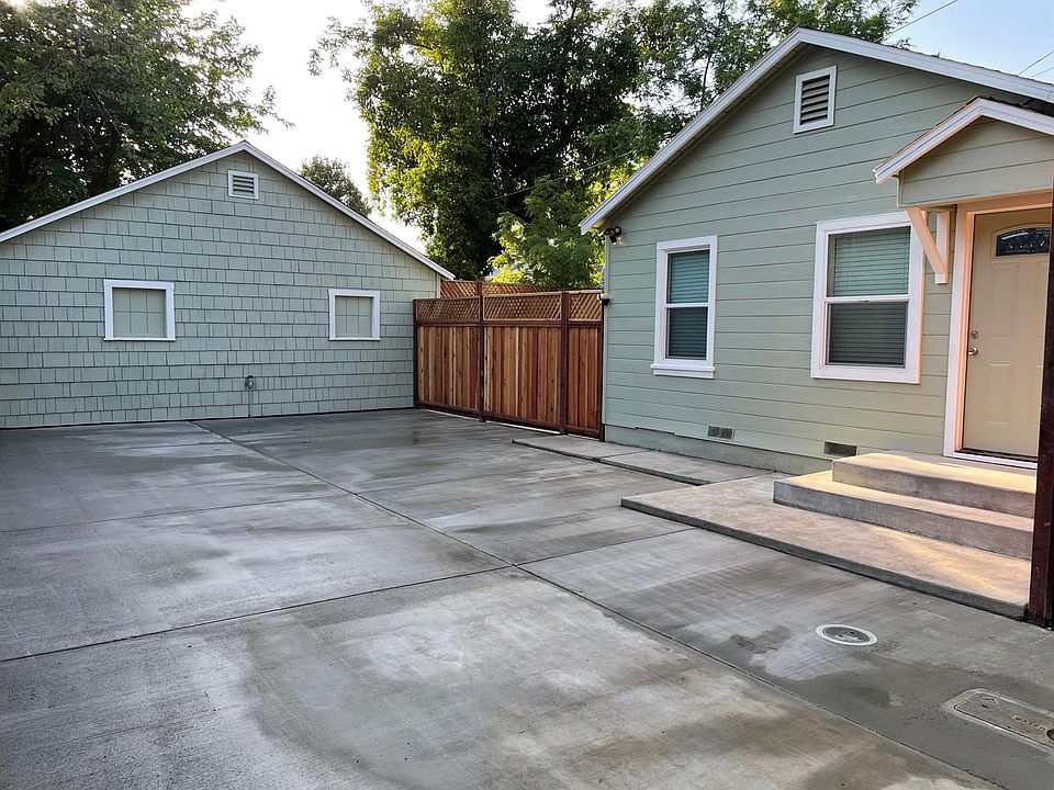 Large driveway