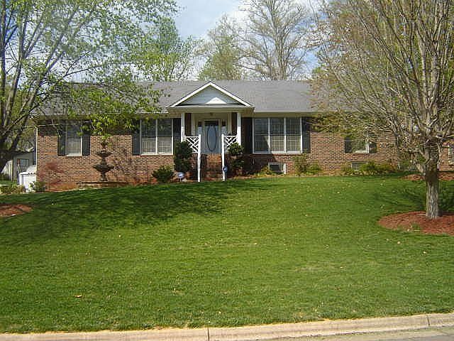 Lush green landscaping