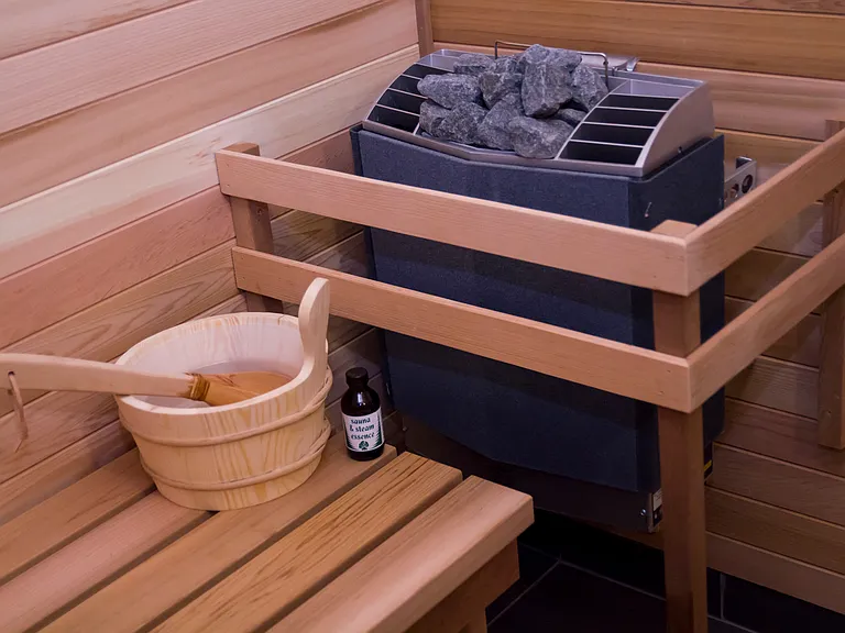 Community Fitness Center includes a sauna