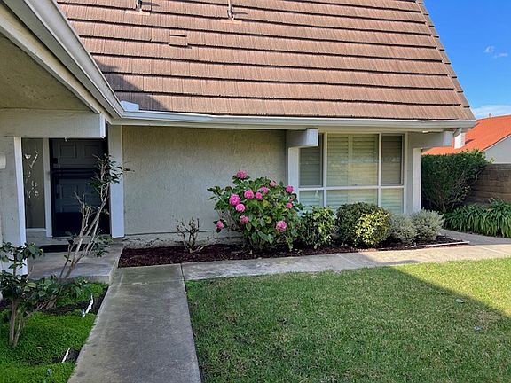 Front yard is enclosed