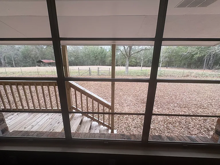 Den or office view of back yard