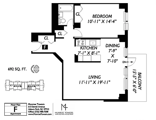 Floor plan Floorplan F