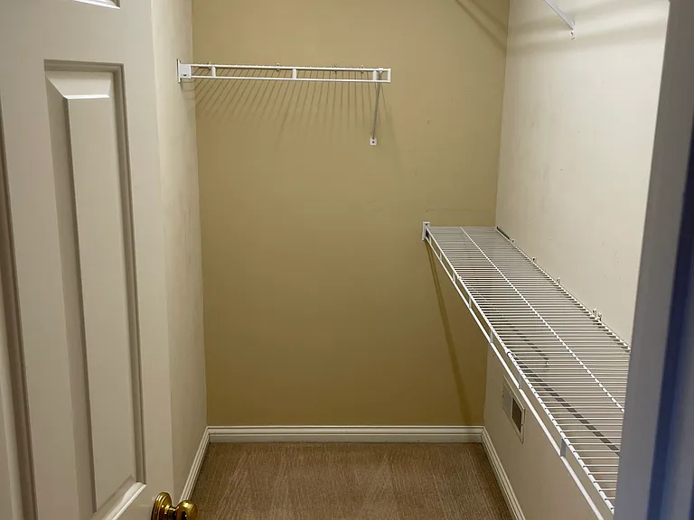 second bedroom walk in closet
