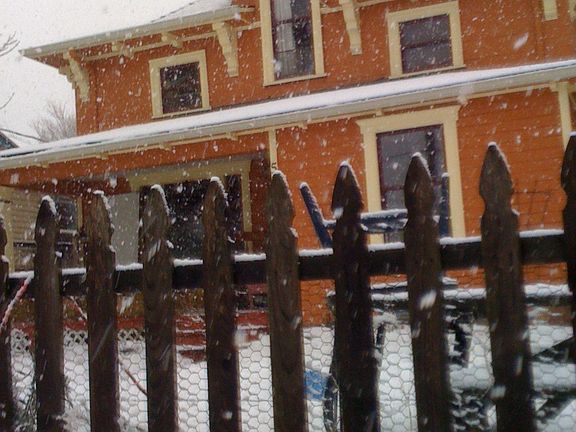 Snow in Portland!