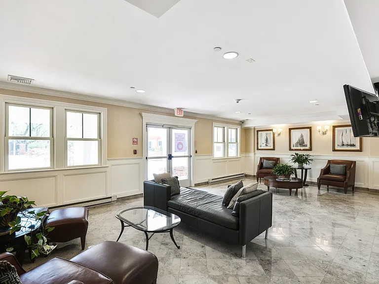 Lobby by courtyard