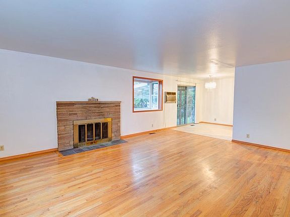 Hardwood floors living room