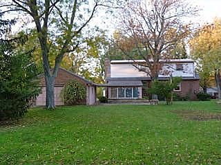 large wooded lot with mature trees