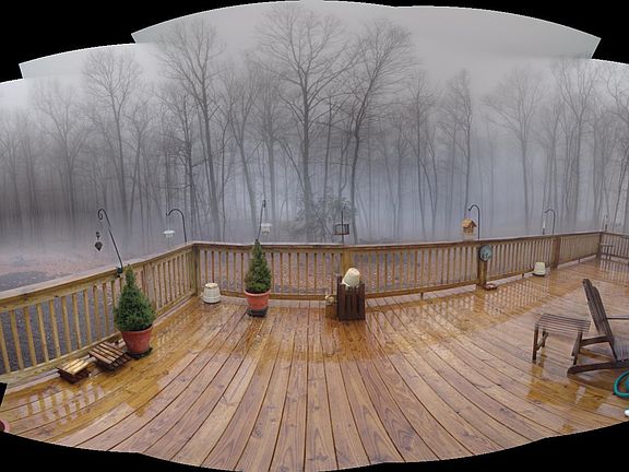 Panorama view of deck