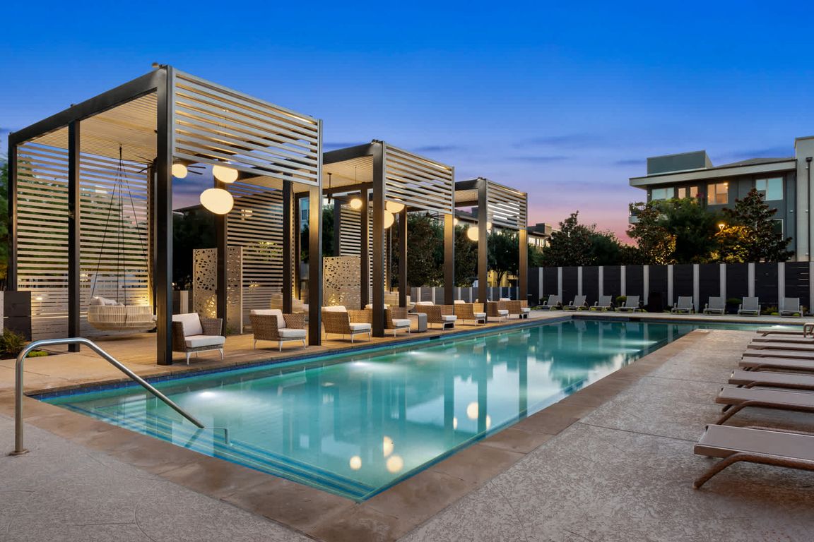 Swimming Pool with Cabanas