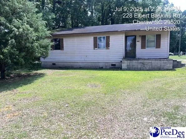 215 Elbert Baskins Rd, Cheraw, SC 29520