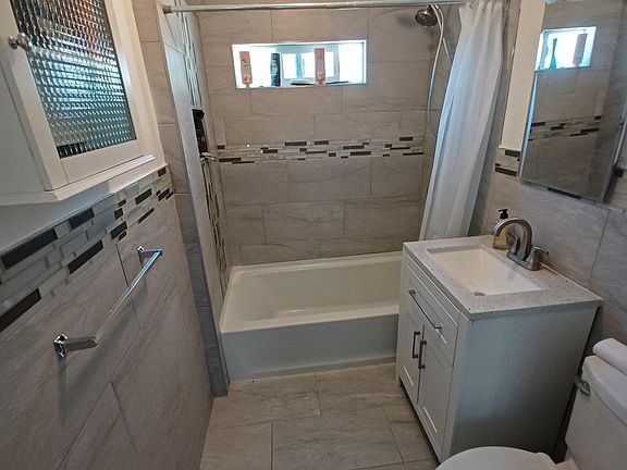 Bathroom recently remodeled.