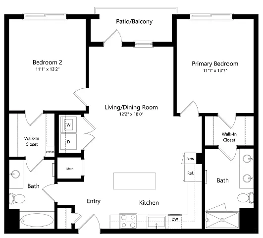 Floor plan B
