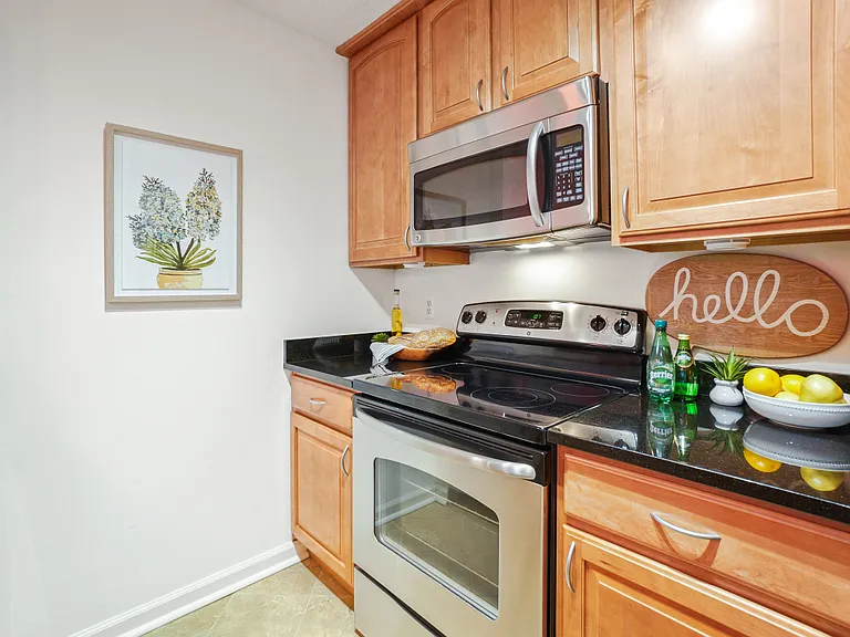 Electric oven.