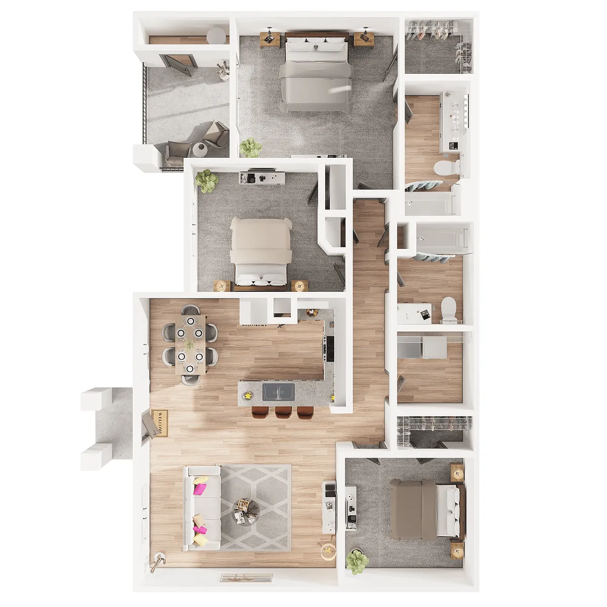 Floor plan 3x2E