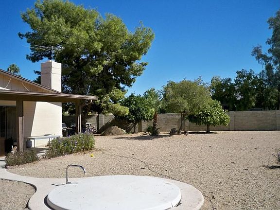 Back Yard With Spa