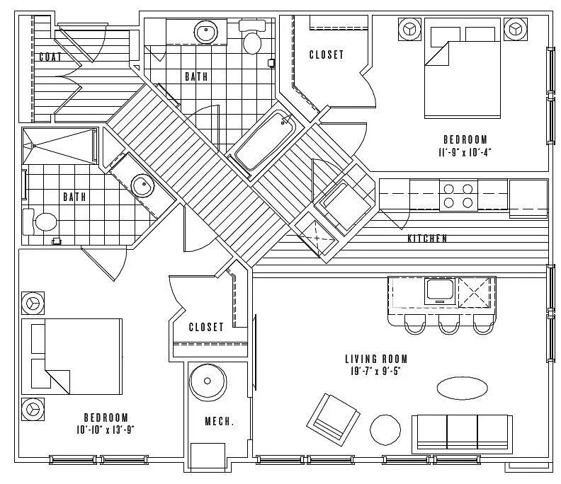 Floor plan B4