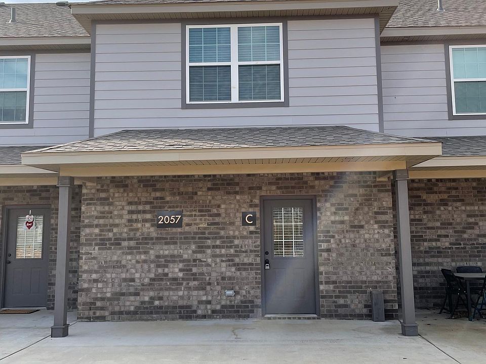 Parking lot side of unit