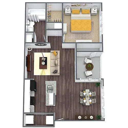Floor plan 1X1