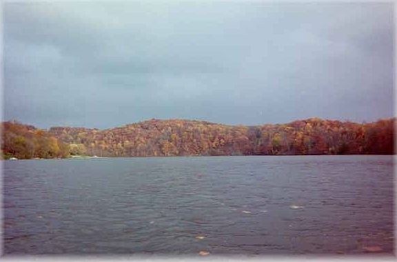 Middle of Lake While in Kayak