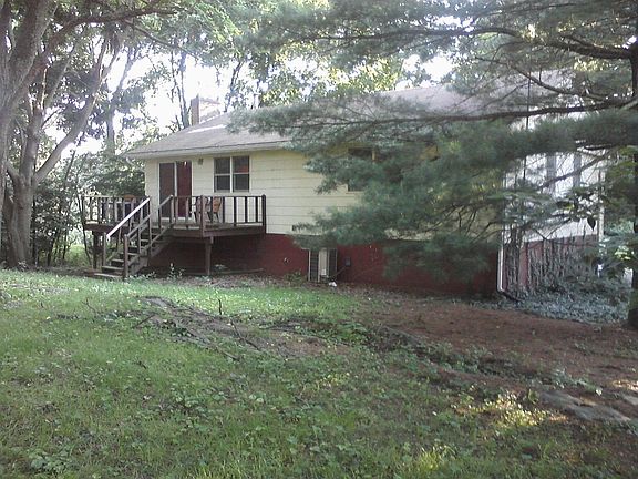 back deck and yard