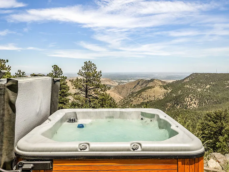 View from hot tub (recently purchased)