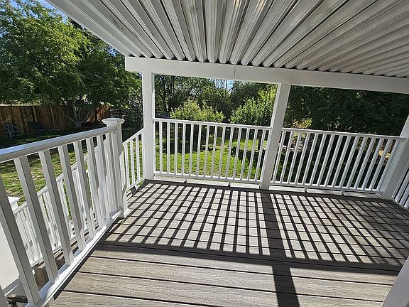 New Deck down to carport