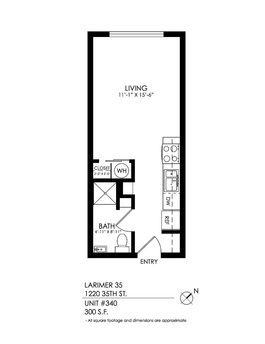 Floor plan Micro Studio