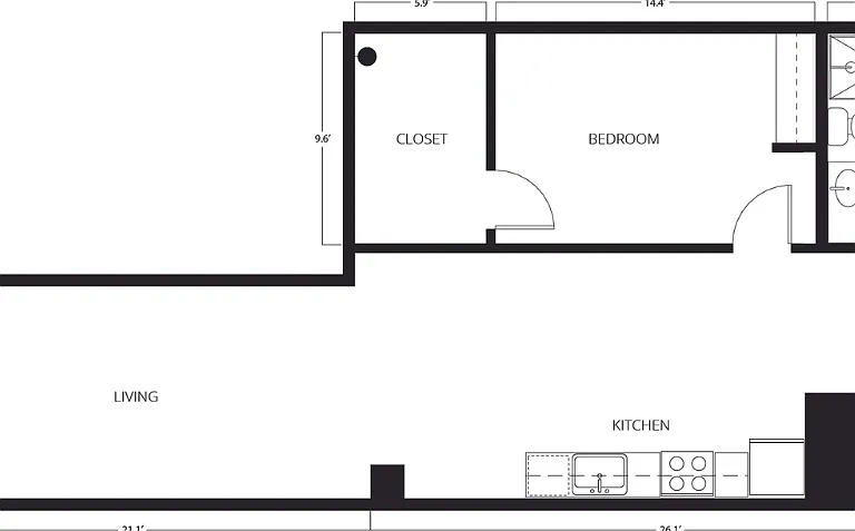 1 Bed | 1 Bath | 606-781 SQ FT 1 Bed | 1 Bath | 606-781 SQ FT