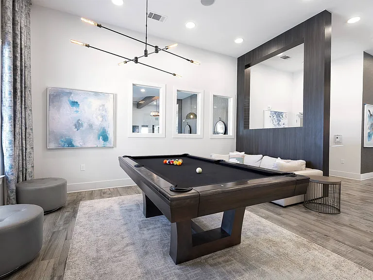 Clubhouse Pool Table in Game Room