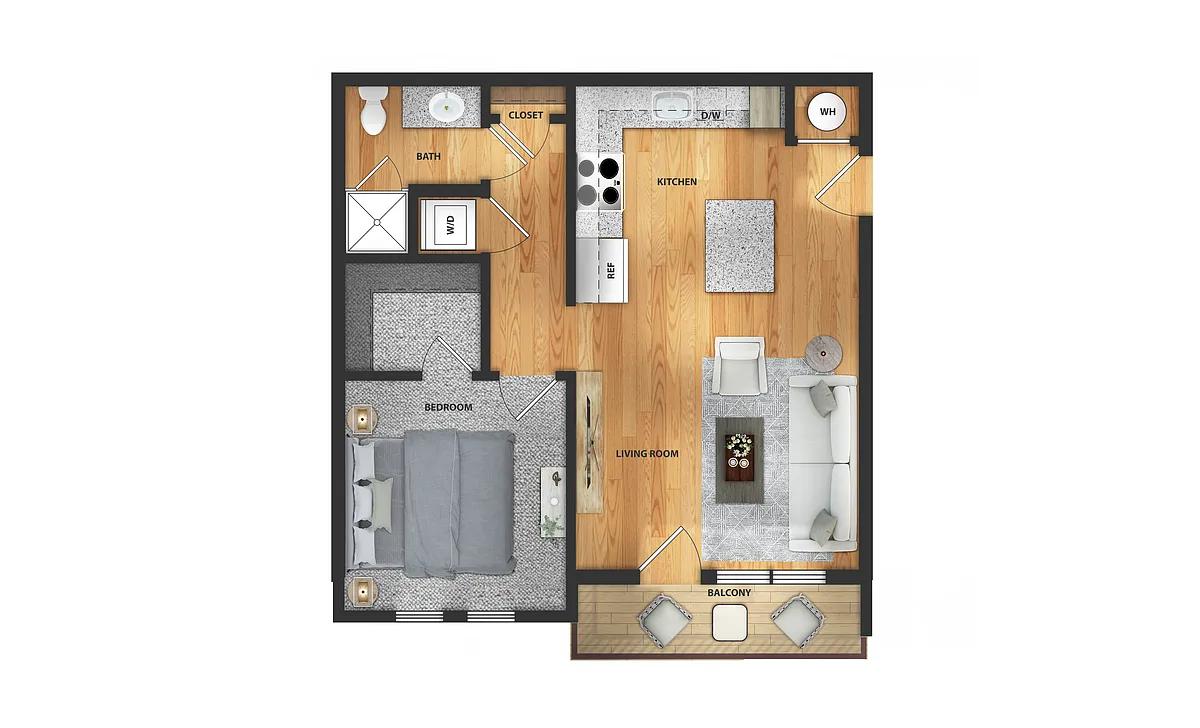 Floor plan 1X1