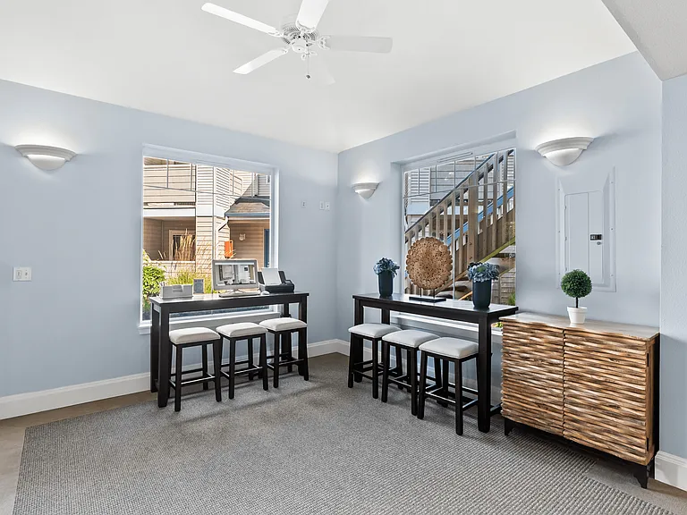 A welcoming space designed for connection and comfort at Alder Court.